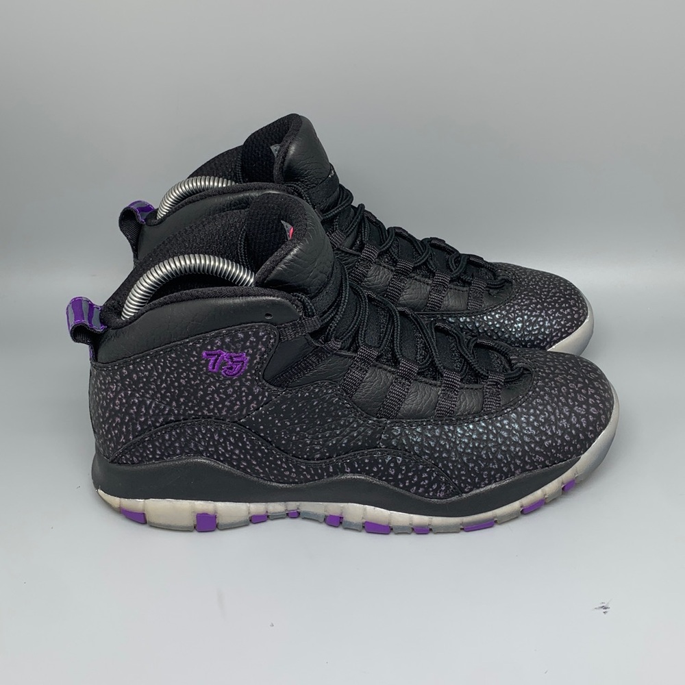 Jordan 10 Retro Paris  Basketball Shoes 310806-01 Youth Sz 6.5 Women's Sz‎ 8
